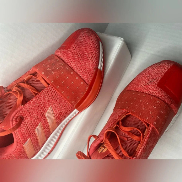 Adidas Mens Harden Vol. 3 Invader Coral Basketball Sneaker size 6 - Picture 7 of 13